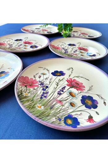 QUEEN Hercai Series 200 mm Cake/Service Plate Set of 6