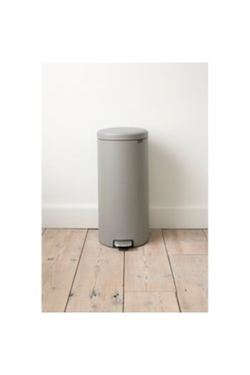 Brabantia Newıcon Mineral Infinite Gray Pedal Trash Can 12L Pedal Trash Can''
