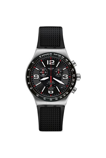 Swatch Men's Watch, Swatch, Very Dark Grid YVS461