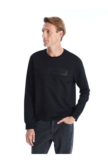 LC Waikiki Sparkling Choices from Shining Store |   Crew Neck Long Sleeve Printed Men's Sweatshirt