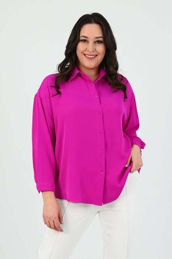 Bigsize Women's OVERSIZE shirt, large sizes 1709-24