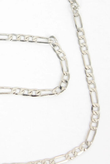 Vitastyle Women's Glasses Chain Şavin Fairy Thin Knit Silver
