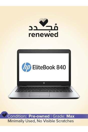 HP Renewed - Elitebook 840 G3 L3C65AV Laptop With 14-Inch Display, Intel Core i5 Processor/6th Gen/8