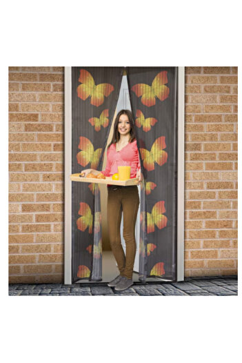 Expres Anti-Insect Door Curtain, 210 x 100 cm, Butterfly Pattern