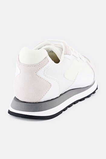Armani Exchange Men Lace Up Casual Shoes, Off White