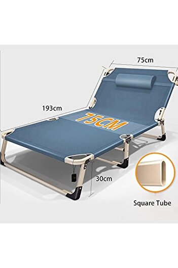 sharpdo Single Chair with Foldable, Portable and Adjustable Bed Design, Simple Home Style, for Lunch, Relaxa