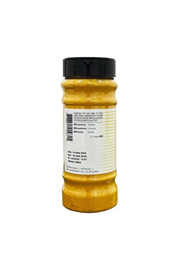 Shan Turmeric Powder 190 g Pure, Natural Haldi for Cooking, Health & Skincare – No Preservatives