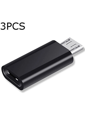 Choice Black3PCS Mini Type C To Micro USB Android Charging Adapter Converter for Samsung Xiaomi Huawei Usbc