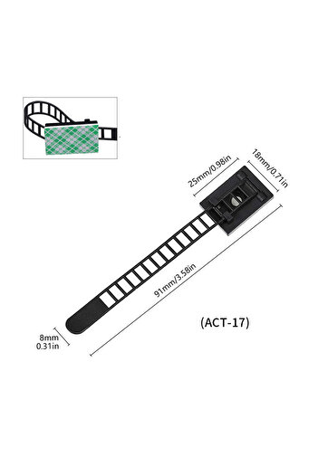 Choice 10PCS-Black-Small 10/20 Pcs Cable Tie Mount Adjustable Clips Self Adhesive Strap Fix Holder Plastic