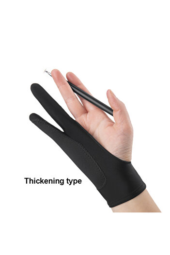 Choice thickening Anti-touch Painting Gloves Two-Finger Drawing Gloves for iPad Tablet Digital Board Touch