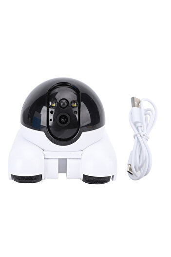 Choice Indoor Security Camera 2MP Double Lens 5200mAh Rechargeable Battery APP Remote Control Pet Robot ...