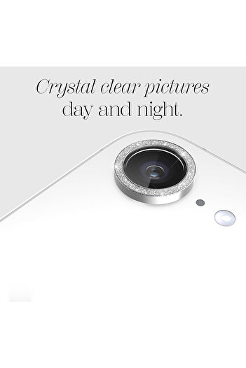 Choice For iPhone 16e Glitter Bling Camera Lens Protector Cover For iPhone 16e 16 E 15 Pro Max 14 Plus 13 M