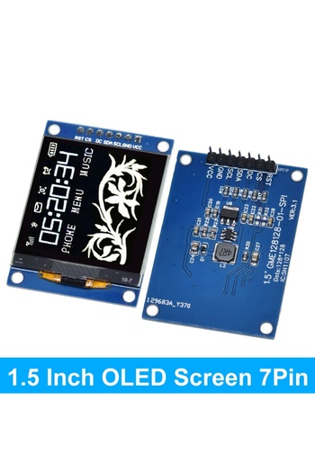 Choice1 7PIN White ALL NEW 1.5 Inch 128x128 OLED Shield Screen Module High quality Product For Raspberry Pi