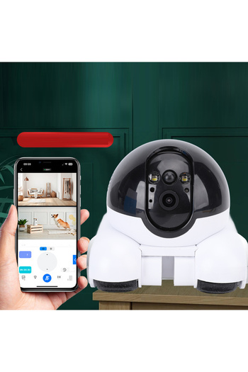 Choice Indoor Security Camera 2MP Double Lens 5200mAh Rechargeable Battery APP Remote Control Pet Robot ...
