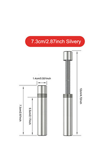 Choice1 Silvery 73mm GPUHOLD Graphics Card Bracket GPU Holder Video Card Support Stand Aluminum Vertical Tel
