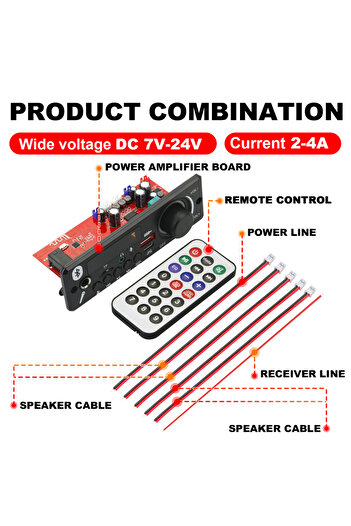 Choice 80W 160W Amplifier Bluetooth MP3 Decoder Board DIY Car MP3 Player USB FM Recording Folder Switching