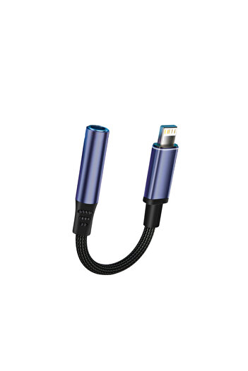 Choice محول من Lightning إلى مقبس سماعة رأس مقاس 3.5 ملم لجهاز iPhone، محول Aux، كابل صوت