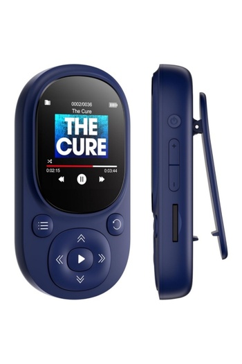 Choice 64 GB Blue 64GB Clip MP3 Player Bluetooth 5.3, MECHEN Mini Portable Music Player with FM Radio Recor
