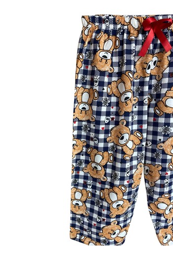 Line Smart Women's Cotton Elastic Comfortable Capri Pajama Bottoms