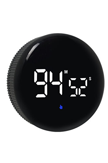 Choice1 Black 1PC Student Digital Silent Timer Magnetic Kitchen Electronic Timer Learn Countdown Reminder (B