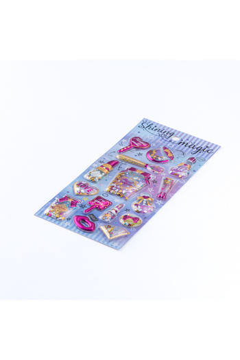Bimotif Magic Sticker with 3D Embossed Bead Filling, Love