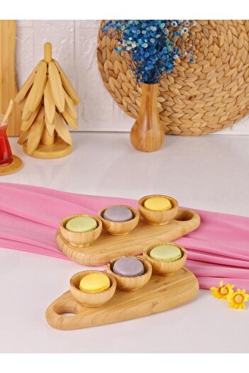 Bambum 8 Piece Bamboo Sauce Bowl Snack Bowl – Breakfast and Presentation Set