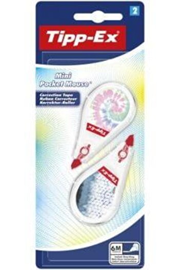 Tipp-Ex Mini Pocket Mouse Decors Correction Tape, 2 pieces