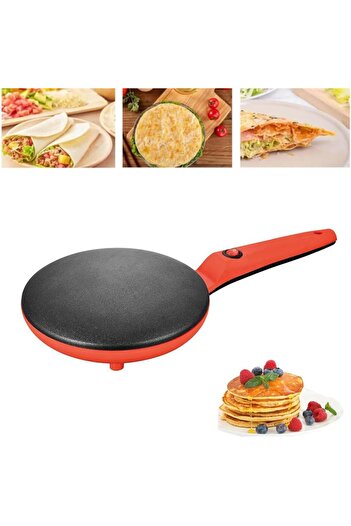 Cyber Crepe Maker,8" Griddle Crepe Maker, Non-Stick Electric Crepes Pan, Auto Thermostat Control