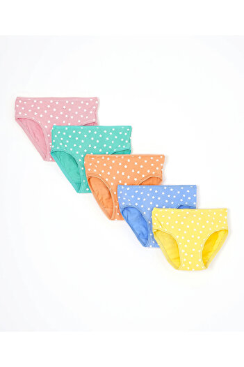 Minoti 5 Pack All Over Stats Panties - Multicolor