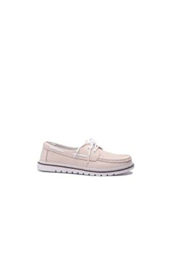 gallop Women's loafers Gallop, light pink leather with perforations