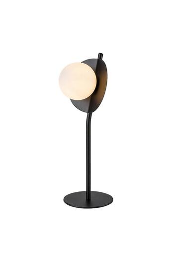 Rabalux Floor lamp, metal body, white glass shade, round shape, industrial style, G9 bulb, 5 W, IP20, ...