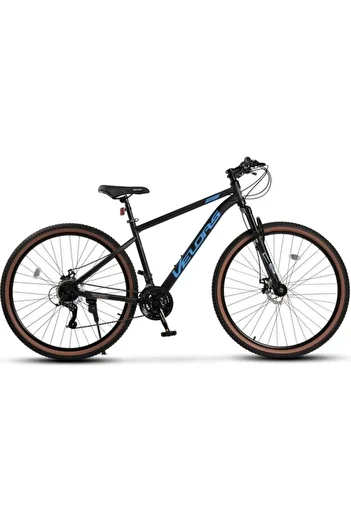VELORS Bicycle MTB-HT Genius 2.9 V29301A, 29" wheels, steel frame, 21 gears, Black/Blue