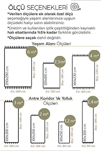 Artemis Halı Artemis Halı Serena 3370A Polyester Saçaklı Karel Hali