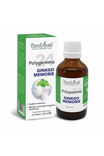 Plantextrakt Polygemma 24 ginkgo memorie, 50 ml,