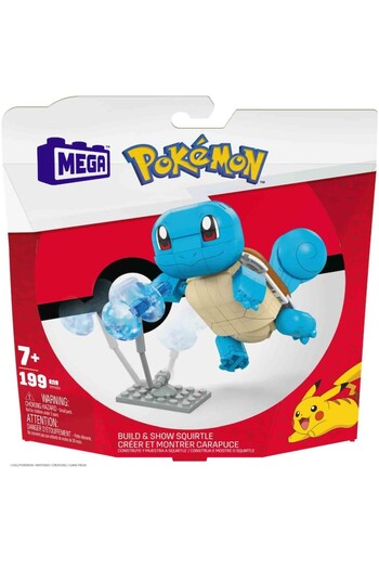 Pokémon Pokemon Mega Construx Construction Set - Squirtle, 199 pieces