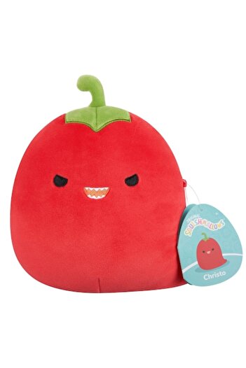 Squishmallows Plush Toy, Squishmallows, P22 Christo Red Chili Pepper, 19 cm