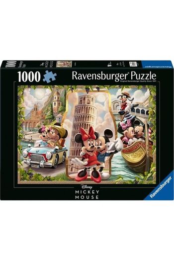 RAVENSBURGER - Puzzle Mickey si Minnie in vacanta 1000 piese design nou