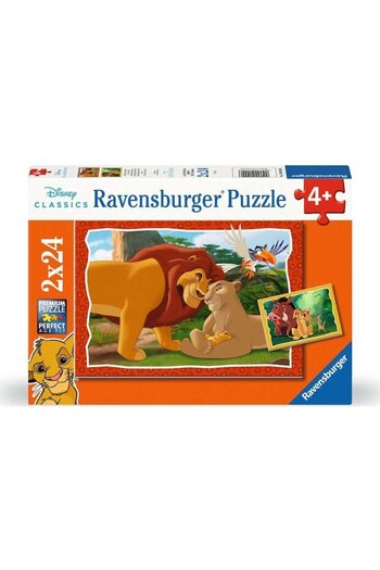 RAVENSBURGER Puzzle set Disney, 2x24 pieces, 26x18 cm