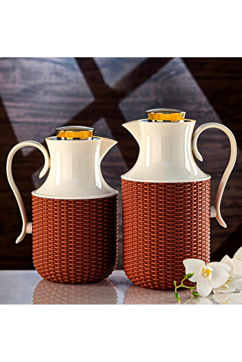 Generic Attractive 1/0.75L Coffee and Tea Fridge Thermos Set with Elegant Design