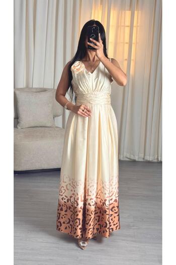 SELSAL Midi floral half dress
