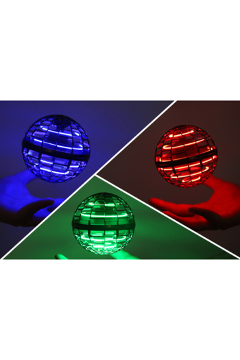 Pop Mart Toy Box Treasures Flying Spinner Programmable LED Lights Ball Toy