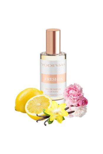 Yodeyma Freshia Eau de Parfum for Women, Sicily Lemon, Peony, and Vanilla, 15ml
