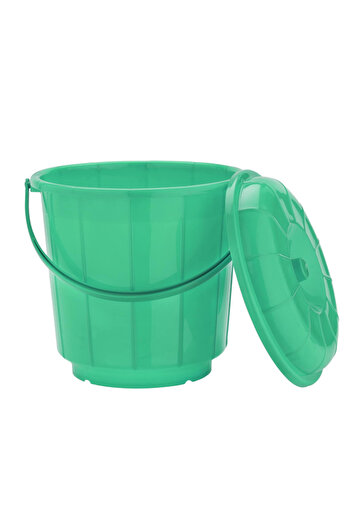 Bisbell Plastic Bucket with Lid – 25L Capacity | Heavy-Duty,Storage Container for Home,BB1456
