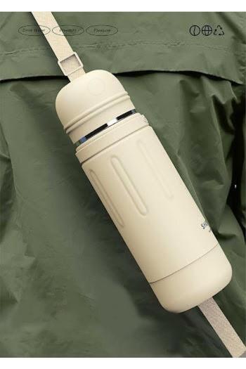 Shotay Durable Steel Thermos Flask 1500ml Cream