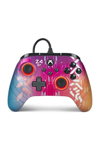 Powera Controller cu fir, Advantage Wired, Xbox Series X, S, Xbox One, PC, Cyber Style