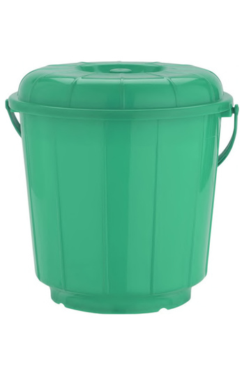 Bisbell Plastic Bucket with Lid – 25L Capacity | Heavy-Duty,Storage Container for Home,BB1456