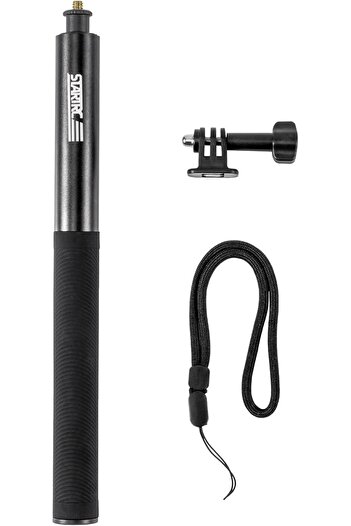 Generic CENXI Invisible Selfie Stick, 1/4 Extended Monopod Pole, Solid and Compact Design for Insta360, for