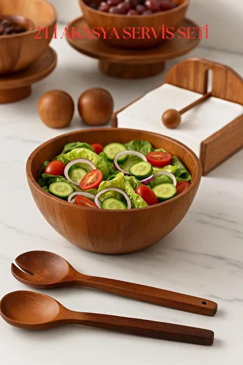 EWs Acacia 2-Piece Salad Serving Set
