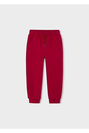 MAYORAL Winter Boys' Basic Lightweight Raised Sweatpants - Claret Red