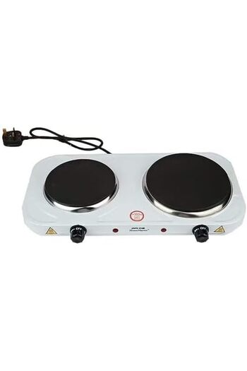 Türkiye Electric Cooker 2 Eyes Electric Stove Coil Iron Body with Spray Coating Durable Spiral Heating Eleme